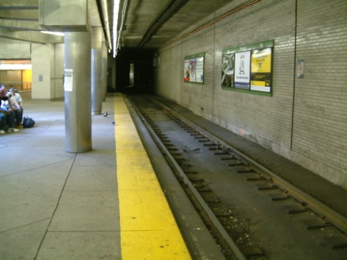 subterranean trolley station