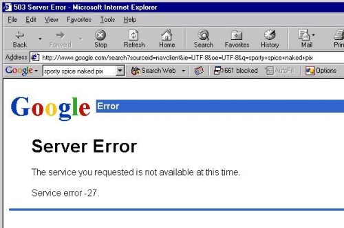 today google went down