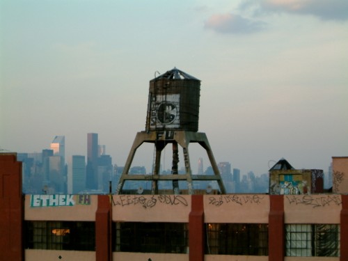 leaning water tower of williamsburg