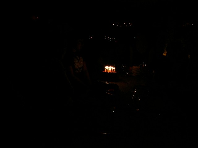 it wasn't even dark