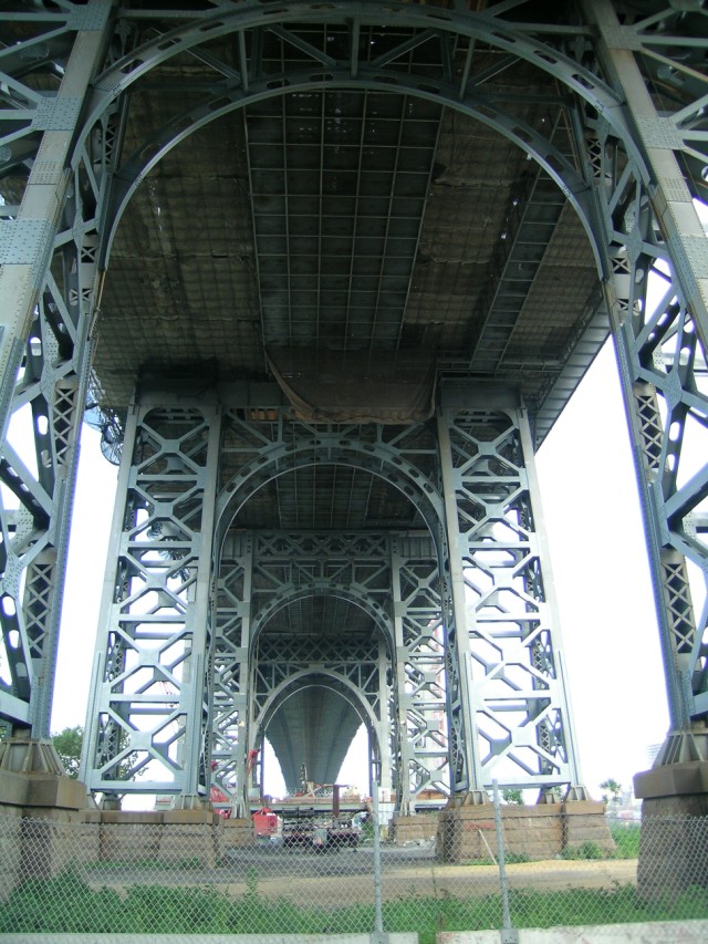 beneath the williamsburg bridge