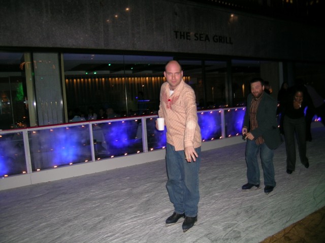the ice