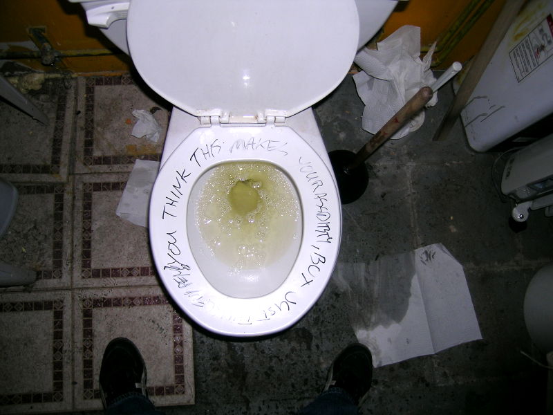 you think this makes your ass dirty,