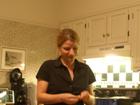 heather in her kitchen