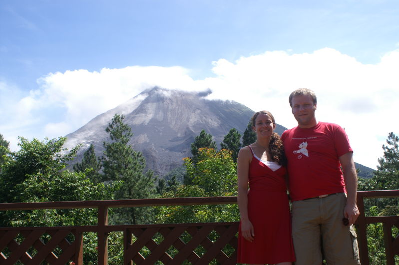we took this last picture with arenal
